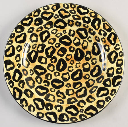 Leopard Print Dinner Plate