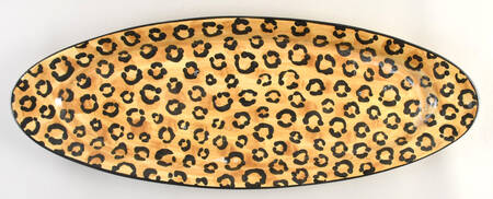 Leopard Print 23" Fish Platter