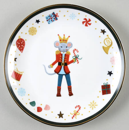 Nutcracker Ballet Tidbit Plate