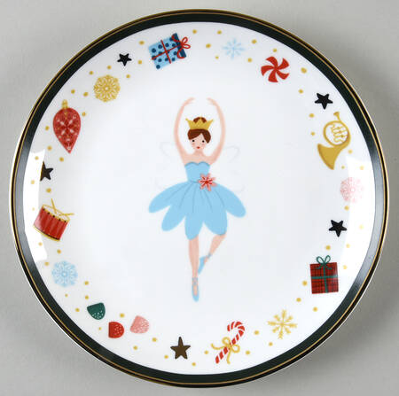 Nutcracker Ballet Tidbit Plate