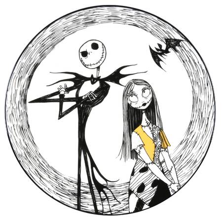 Nightmare Before Christmas Accent Salad Plate