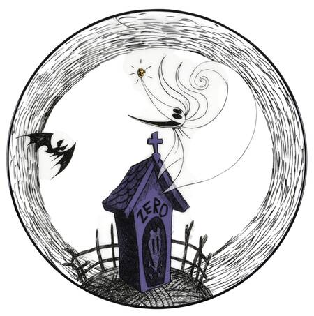 Nightmare Before Christmas Accent Salad Plate