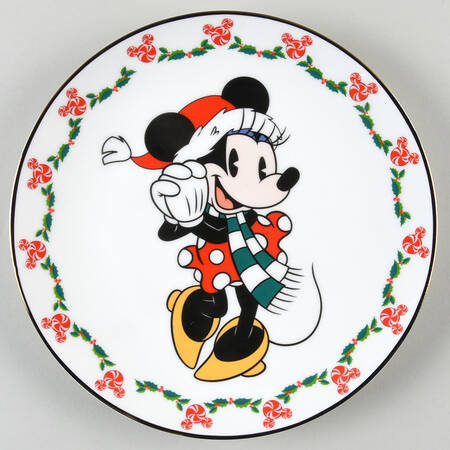 Disney Holiday Accent Salad Plate