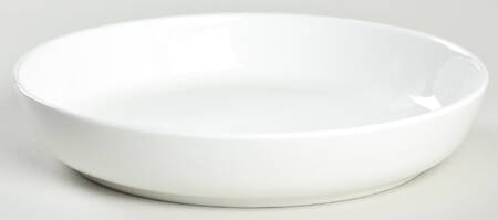 Modern White Individual Dinner Bowl