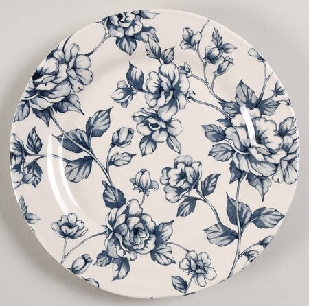 Buff Beauty Blue Salad Plate by Legend (Britsh Heritage)