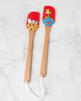 Chef Snoopy Silicone & Wood Spatula - Set of 2 (Motif 5 & Motif 6)