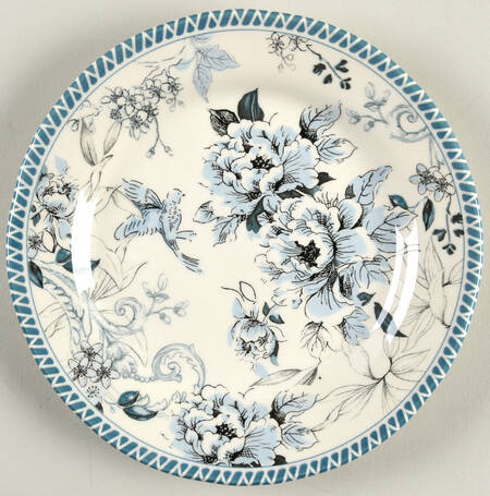 Vintage Garden Salad Plate