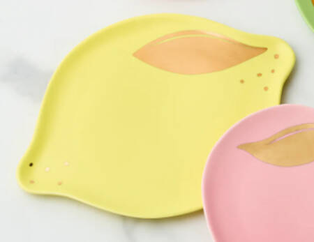 Tutti Fruity Figural Canape Plate