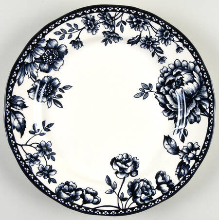Aster Blue Dinner Plate by Legend (Britsh Heritage)
