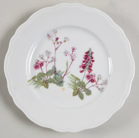 Wild Flower Salad Plate