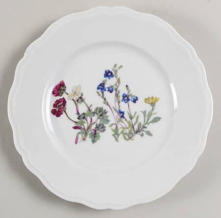 Wild Flower Salad Plate