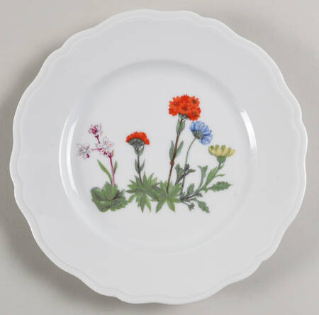 Wild Flower Salad Plate