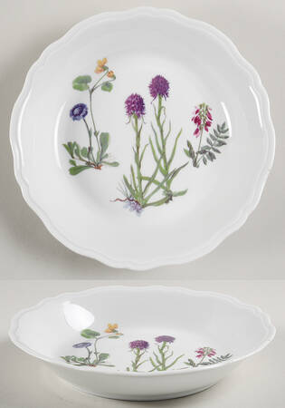 Wild Flower Coupe Soup Bowl