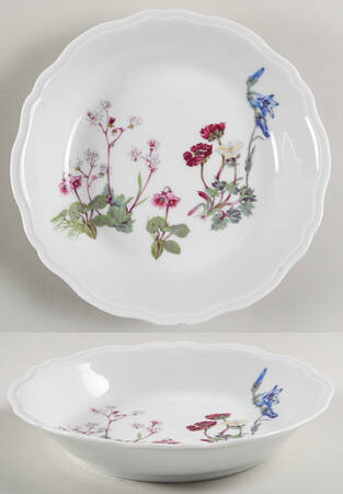 Wild Flower Coupe Soup Bowl