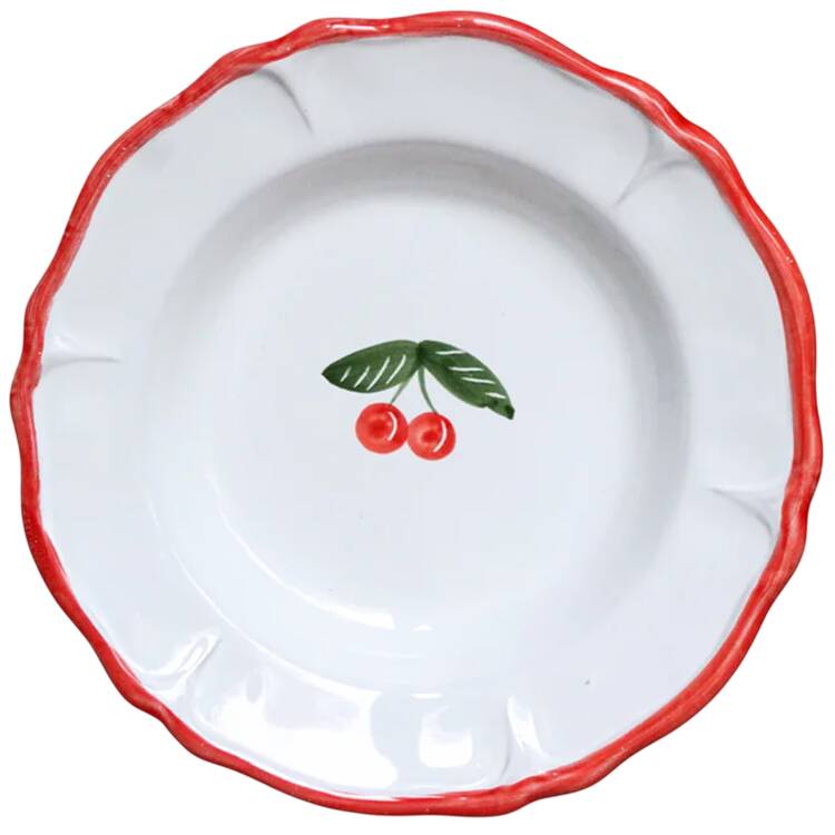 Marostica (Cherry) Salad/Dessert Plate
