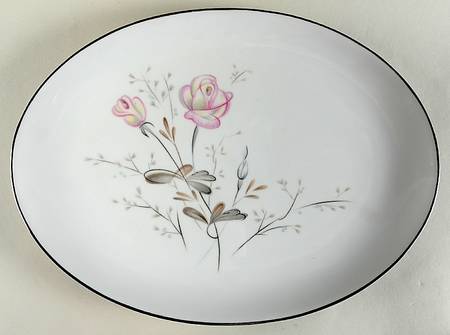 7567r 15" Oval Serving Platter