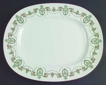 Adam 14" Oval Serving Platter