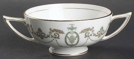 Adam Footed Cream Soup Bowl