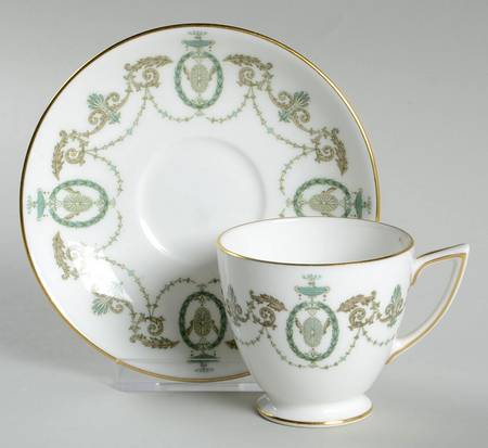 Adam Footed Demitasse Cup & Saucer Set