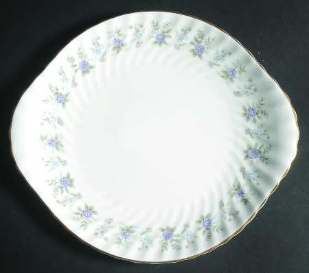 Alpine Spring Handled Cake Plate