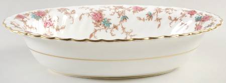 Ancestral (GLOBE BACKSTAMP) 10" Oval Vegetable Bowl