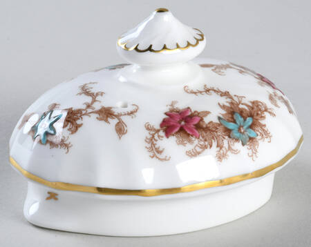 Ancestral (GLOBE BACKSTAMP) Lid for Small Coffee Pot