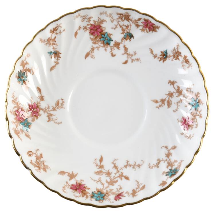 Ancestral (GLOBE BACKSTAMP) Saucer for Oversized Cup