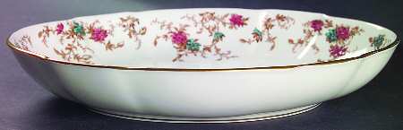 Ancestral (GLOBE BACKSTAMP) 10" Oval Vegetable Bowl
