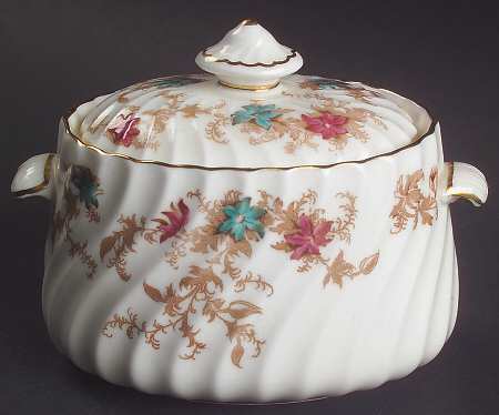 Ancestral (GLOBE BACKSTAMP) Mini Sugar Bowl & Lid