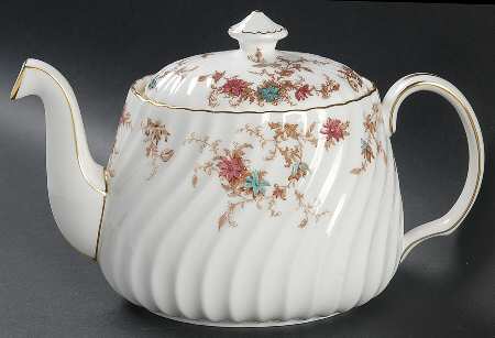 Ancestral (GLOBE BACKSTAMP) Teapot & Lid