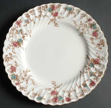 Ancestral (GLOBE BACKSTAMP) Luncheon Plate