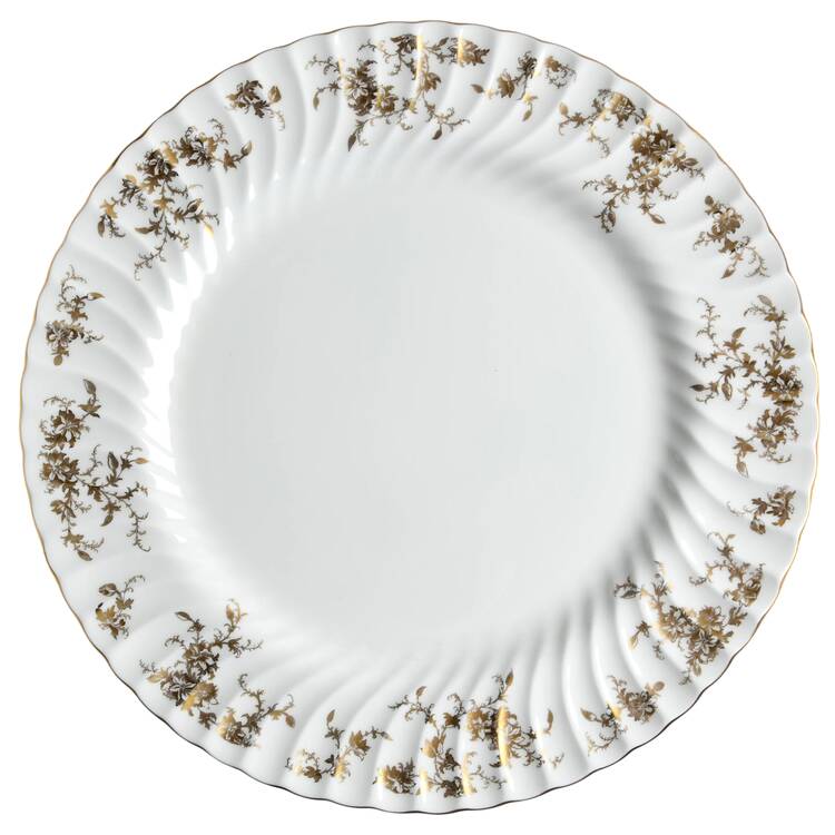Ancestral Gold 15" Chop Plate (Round Platter)