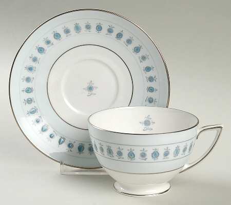 Ancient Lights Footed Cup & Saucer Set