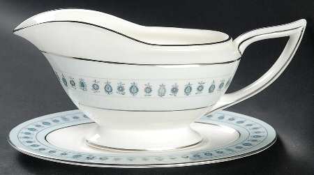 Ancient Lights Gravy Boat & Underplate