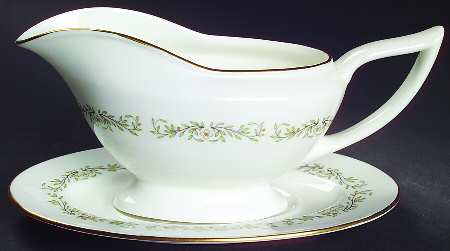 April Gravy Boat & Underplate