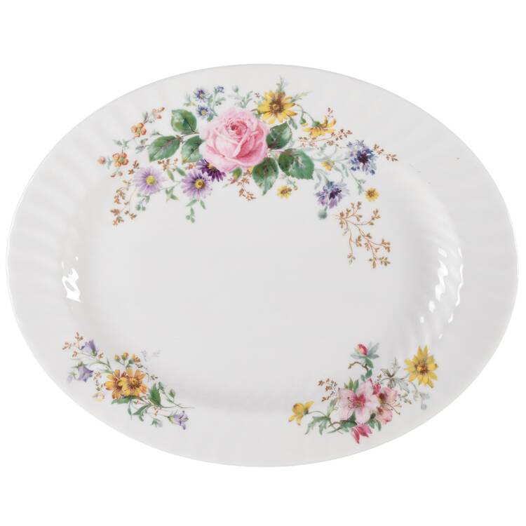 Arcadia 13" Oval Serving Platter