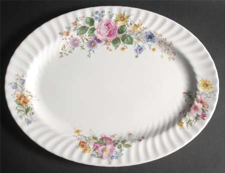 Arcadia 16" Oval Serving Platter