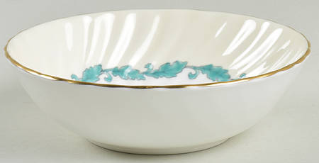 Ardmore Ivory and Turquoise Fruit/Dessert (Sauce) Bowl