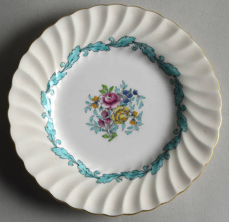 Ardmore Ivory and Turquoise Bread & Butter Plate