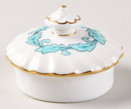 Ardmore Ivory and Turquoise Lid for Creamer