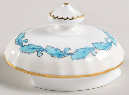 Ardmore Ivory and Turquoise Lid for Coffee Pot