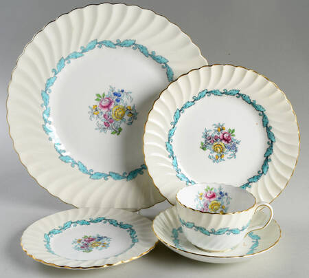 Ardmore Ivory and Turquoise 40 Piece Estate Set