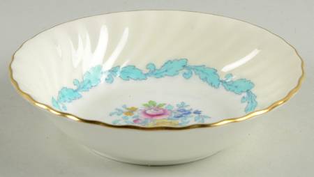 Ardmore Ivory and Turquoise Fruit/Dessert (Sauce) Bowl