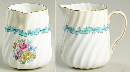 Ardmore Ivory and Turquoise Mini Creamer