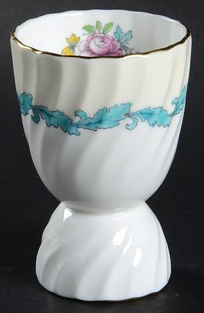 Ardmore Ivory and Turquoise Double Egg Cup