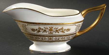 Argyle Ivory Gravy Boat