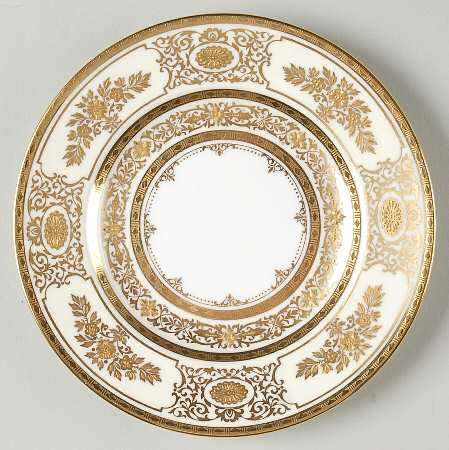 Argyle Ivory Bread & Butter Plate