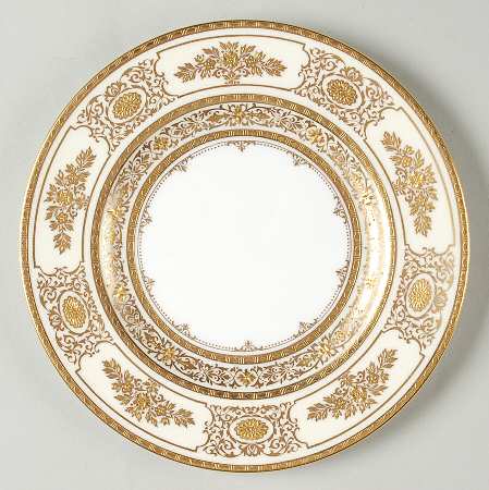 Argyle Ivory Salad Plate