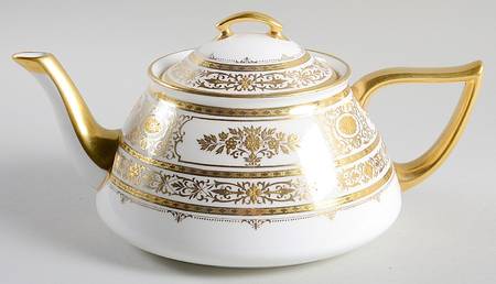 Argyle Ivory Teapot & Lid