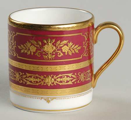 Argyle Crimson Flat Demitasse Cup